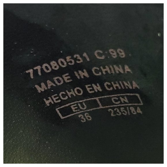 Mango Pala Black Leather Slide Sandals Size 36 - Picture 10 of 12